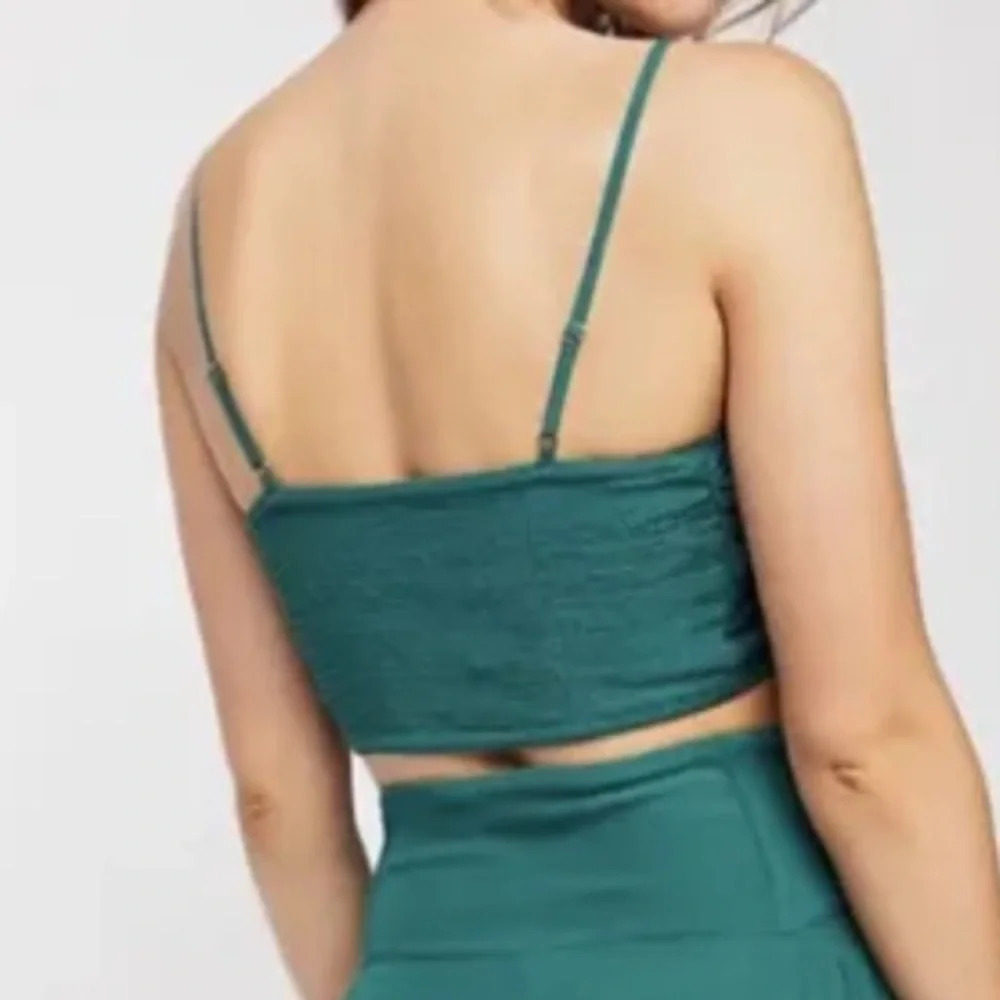 Free People Palermo Green Tie‎ Front Tank Top - Picture 4 of 7